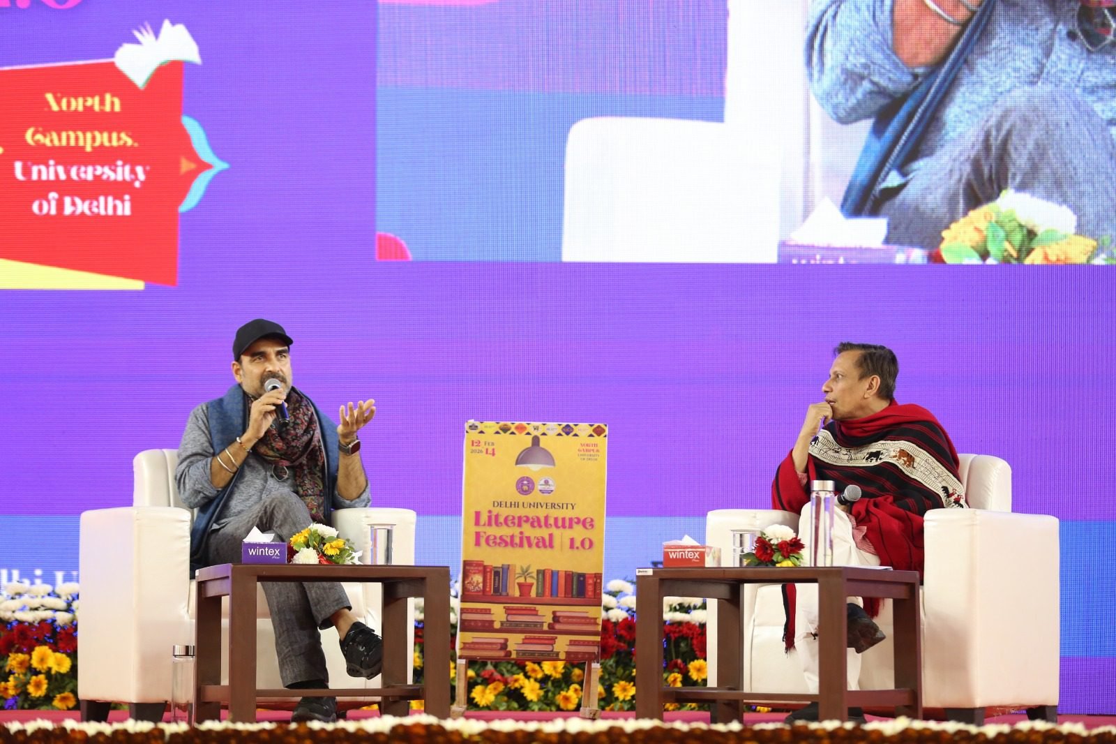 बॉलीवुड कलाकार पंकज त्रिपाठी ने डीयू साहित्य महोत्सव में किया विद्यार्थियों से सीधा संवाद